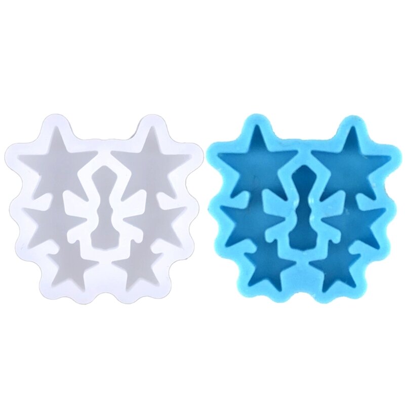 Estrela parafuso prisioneiro brincos pingente pentagrama moldes para casa decorações jóias ferramenta