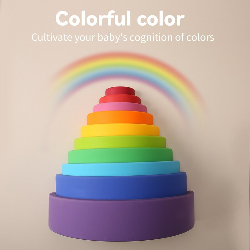 Bé Bằng Gỗ Hàm Tạo Bộ Montessori Rainbow Khối Xây Dựng Tự Sáng Tạo Bộ Xếp Hình Xếp Hình Waldorf Búp Bê Trò Chơi Quà Tặng Cho Trẻ Em