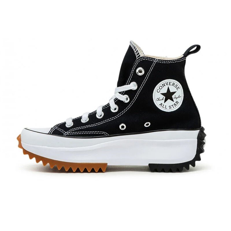 Converse-zapatillas clásicas originales para hombre y mujer, calzado de Skateboarding Unisex, con plataforma, color negro y blanco