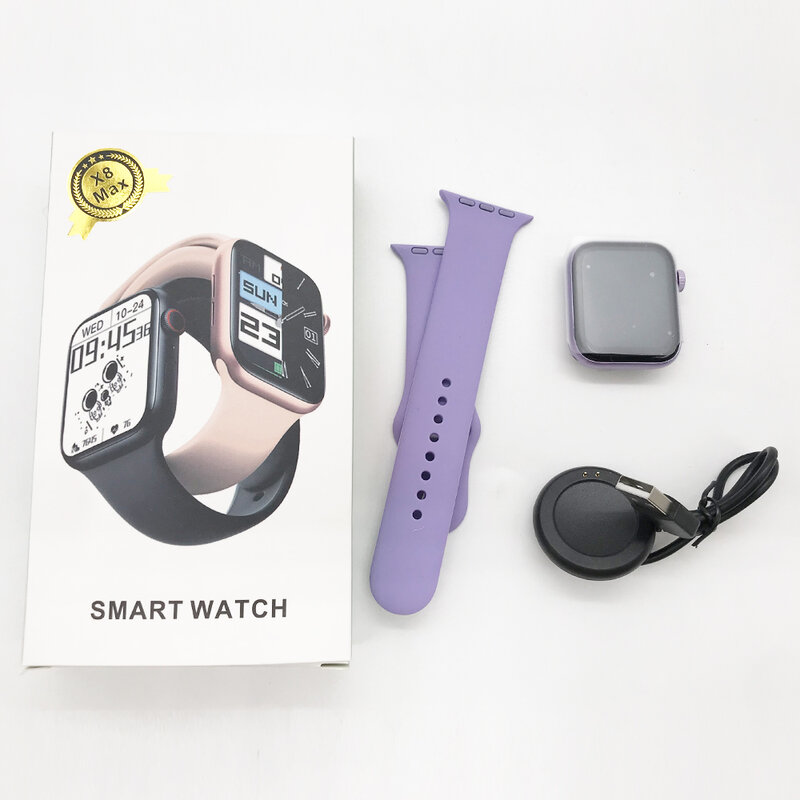 X8 ماكس SmartWatch 7 الأصلي IWO13 ماكس الرياضة ساعة ذكية الرجال النساء مخصص الوجه مكالمة هاتفية smartسوار D30 مقاوم للماء W27PRO X7