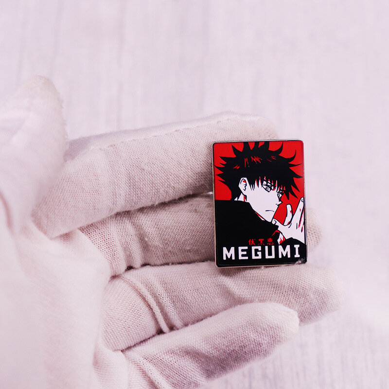 A0458 Anime Jujutsu Kaisen Cute Enamel Pins Badge Brooch Backpack Bag Collar Lapel Decoration Jewelry Friends Gifts