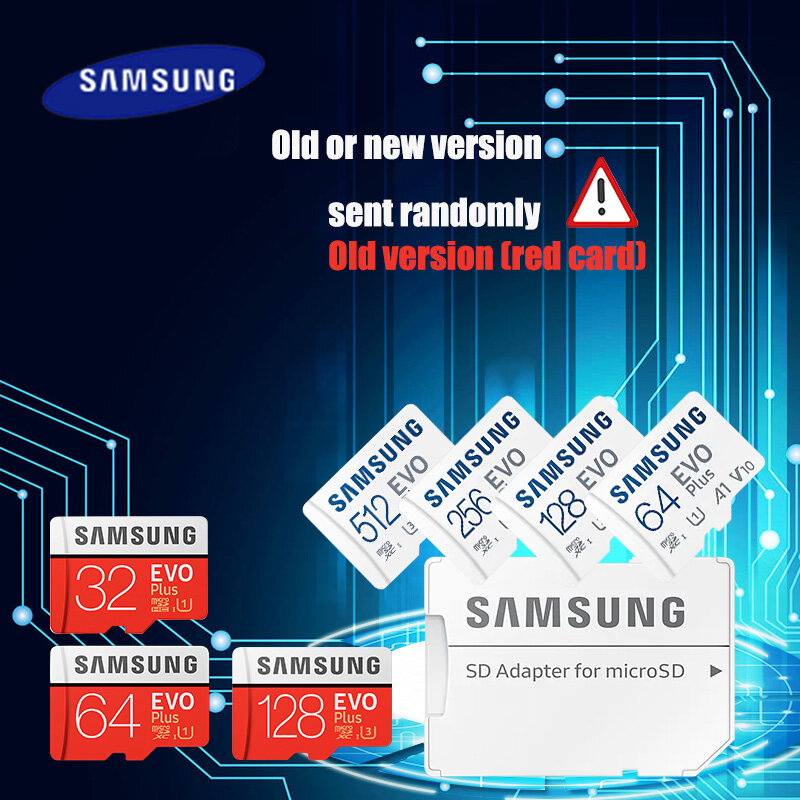 SAMSUNG Original Micro SD 32GB 64GB Memori Speicher Karte C10 TF MicroSD Karten SDXC 128GB 256GB 512GB U3 4K Für Telefon Drone Kamera