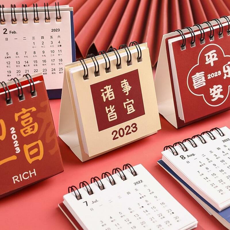 Bequem Schreibtisch Kalender Flexible Umweltfreundliche 2023 Stehend Schreibtisch Kalender 2023 Kalender Mini Kalender
