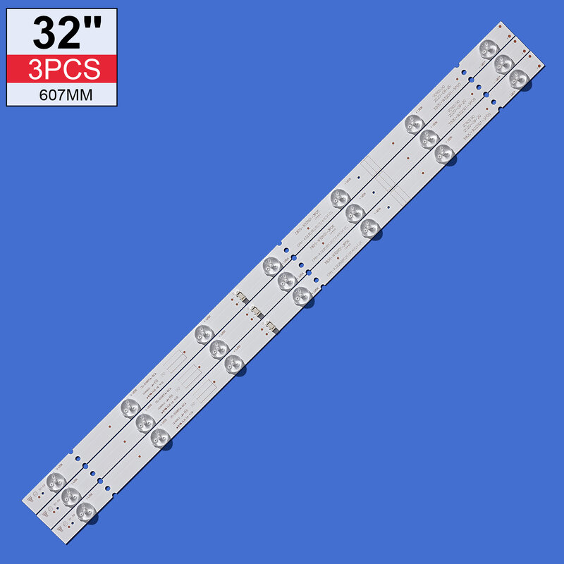 Светодиодная лента для подсветки Skyworth 32E3500 32E360E 32X3000 32E3000 32HX4003 5800-W32001-3P00 0P00, 60 шт./лот