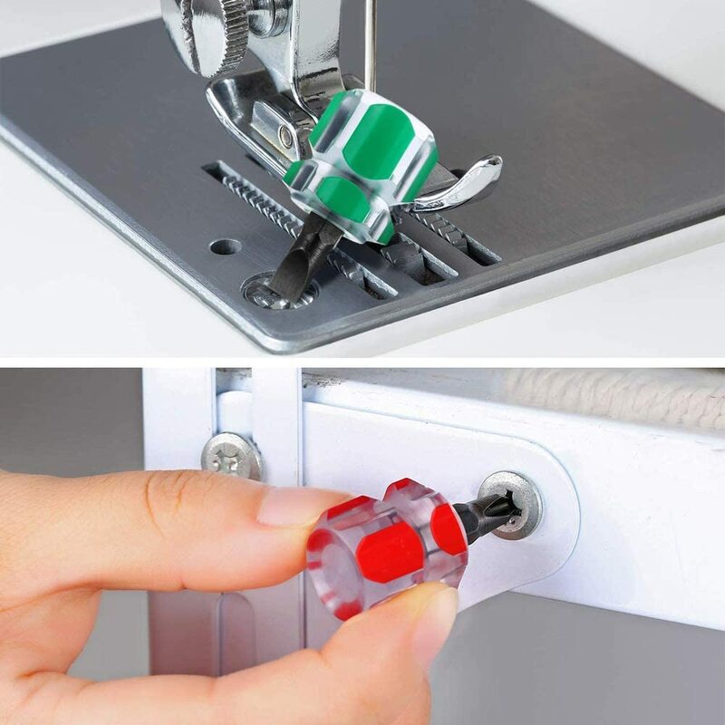6Pcs Mini Nähen Maschine Schraubendreher Set Hohe Leistung Schlüssel Schraubendreher für DIY Reparatur Nähen Maschine Reparatur