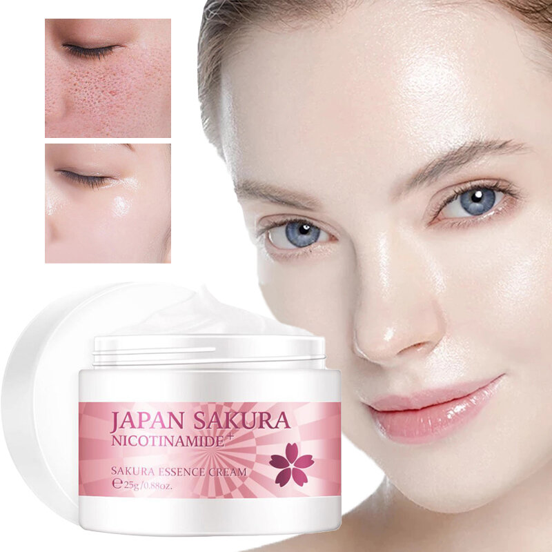 Moisturizing Face Cream Nourishing Repairing Firming Improving Rough Even Skin Tone Shrinking Pores Niacinamide Skin Care 25g