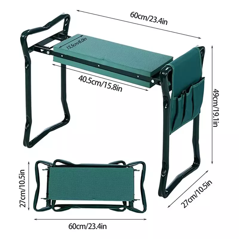 Nowa przenośna torba na narzędzia krzesełko ogrodnicze przechowywanie na klęczące akcesoria krzesła torba wielofunkcyjna tylko torba narzędziowa Kneepads Protector