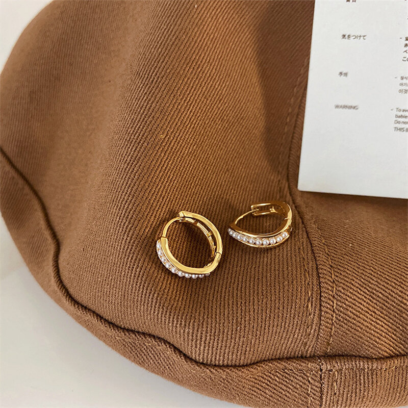 Ailodo Elegante Perle Clip Ohrringe Für Frauen Mädchen Gold Silber Farbe Korean Fashion Party Hochzeit Ohrringe Schmuck Geburtstag Geschenk