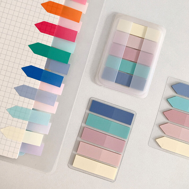 100 blätter/Packung Bunte Fluoreszenz Post Index Sticky Notes Kreative Büro Schule Memo Pads Selbst-Adhesive Ponit es aufkleber