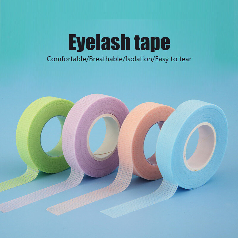 Eyelash Tape 3/5 Rolls Breathable Non-woven Cloth Adhesive Tape for Hand Eye Stickers Makeup Tools Eye Patches for Extension