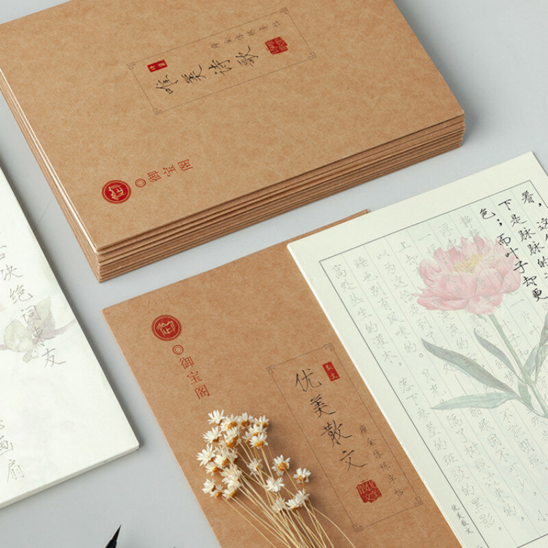 Shou Jin Ti Voorbeeldenboek Set Chinese Kalligrafie Lied Huizong Art Beginner Tracing Livres Kitaplar