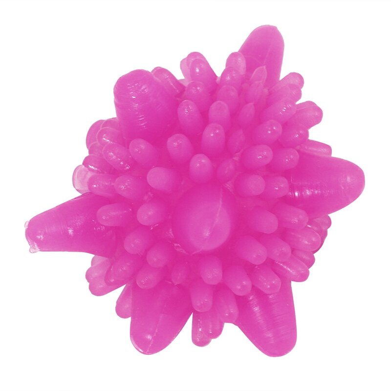 6 Pieces Magic Laundry Ball Reusable Household Cleaning Machine Washing Clothes Softener Starfish Shape Solid Cleaning Ball Colo