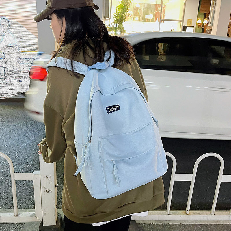 2022 New Student Fashion School Bag Junior High School Campus Male and Female College Students Backpack Backpack