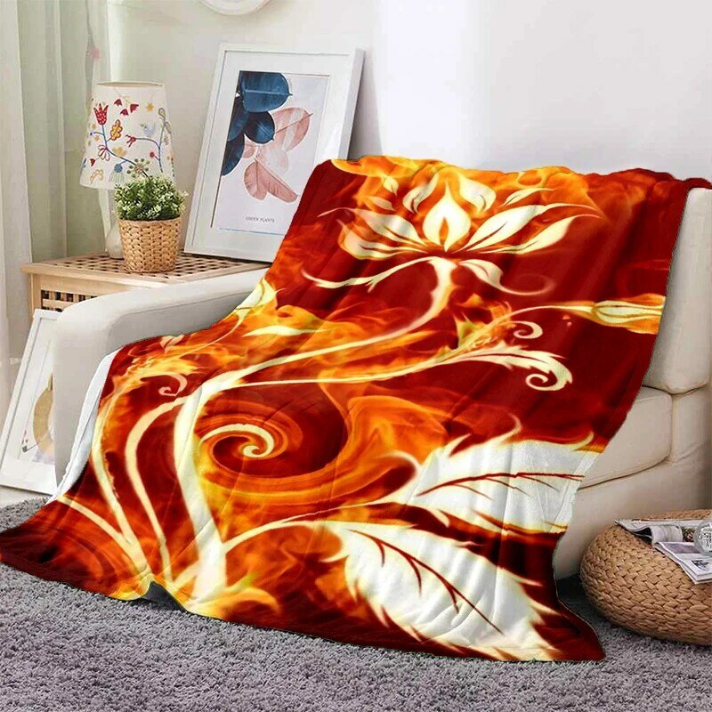 Colorful Magical Fantasy Abstract Art Printed Modern Blanket Flannel Soft Sofa Bed Throwing Blankets Gedruckt Bettdecke Geschenk