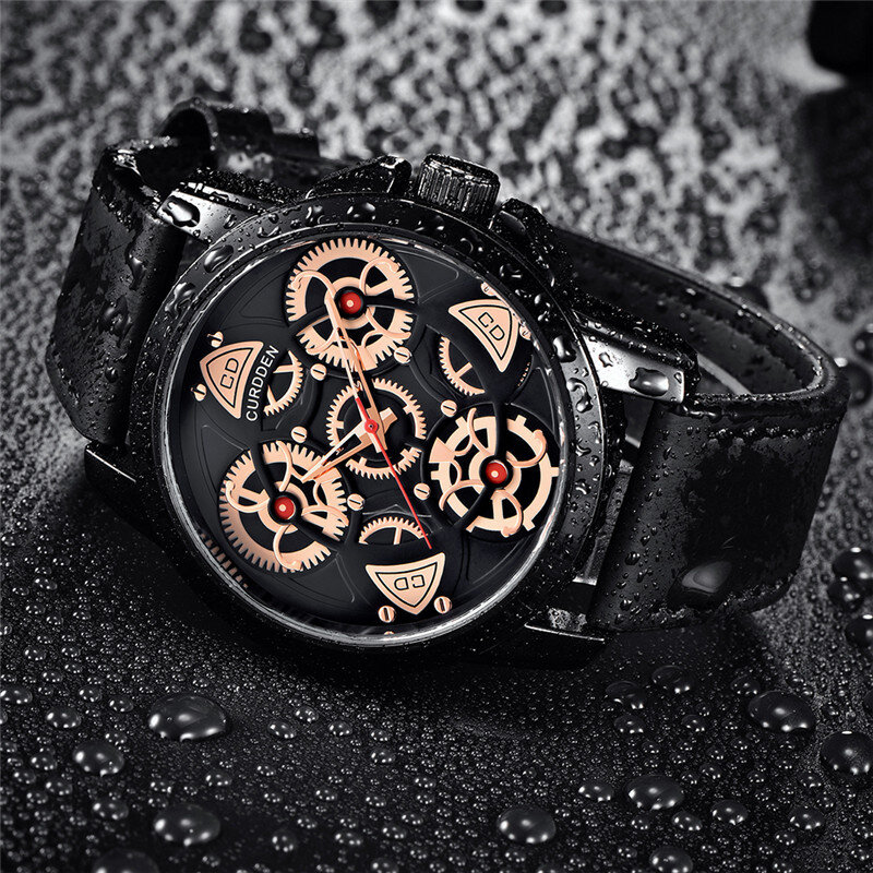 Luxury Brand Men's Watches Men New Fashion Casual Leather Strap Analog Quartz Watch Male Clock Relogio Masculino Drop Shipping