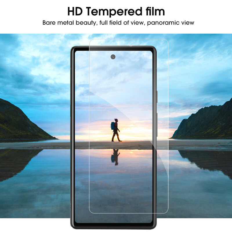 Vidrio templado para Google Pixel 6A, Protector de pantalla HD transparente, película protectora para Google Pixel 6A 5G, 1-3 piezas, 2022 películas de vidrio