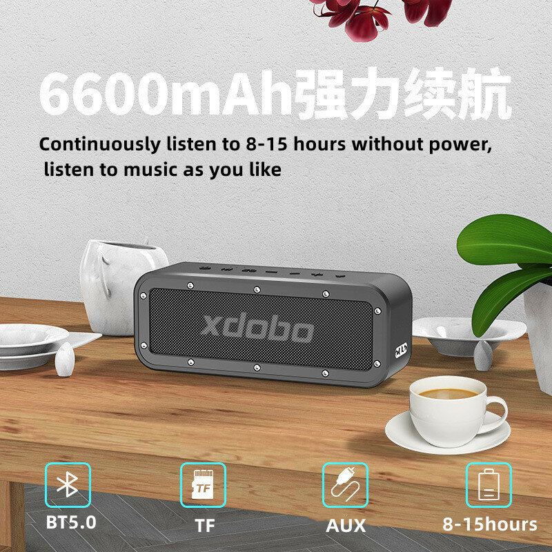 Bluetooth-Колонка Xdobo wake, 50 Вт, водонепроницаемая