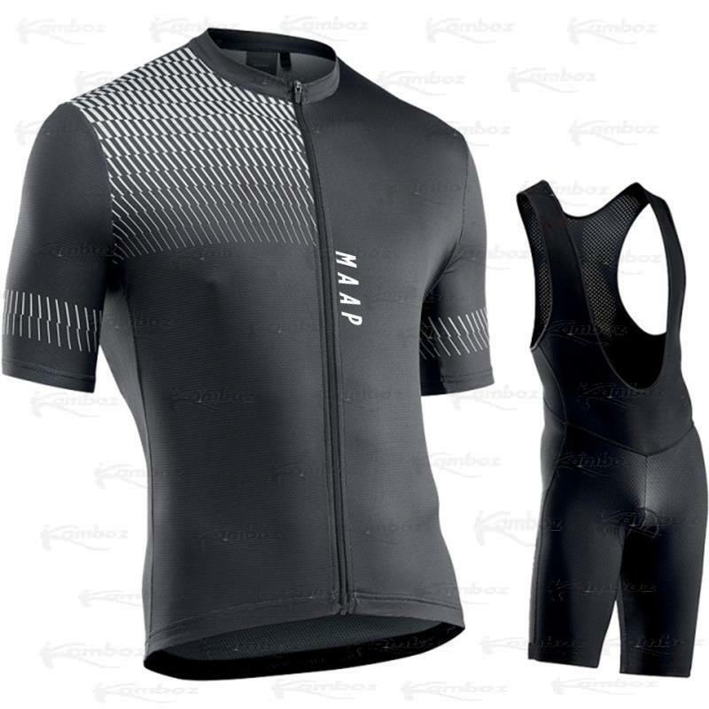 MAAP Cycling Jersey Set New Men Team Clothing Shorts Ciclismo Maillot 2022 Summer Short Sleeve Suit Hombre Bike Shirts Bib Short