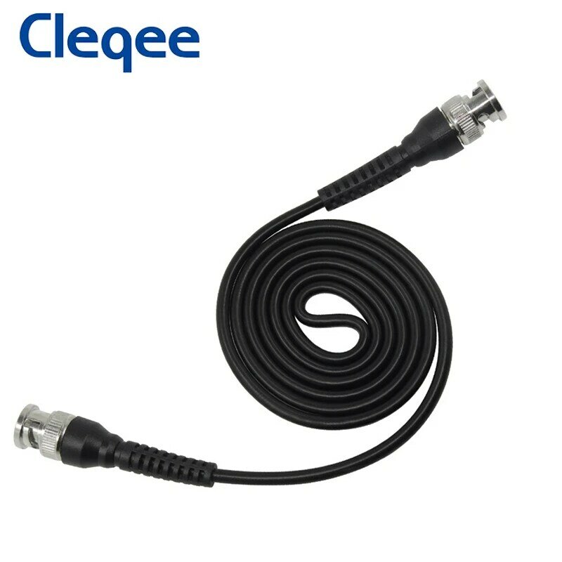 Cleqee P1013 BNC Q9 Male Plug To BNC Q9 Male Plug Oscilloscope Test Probe Cable Lead 100CM BNC-BNC