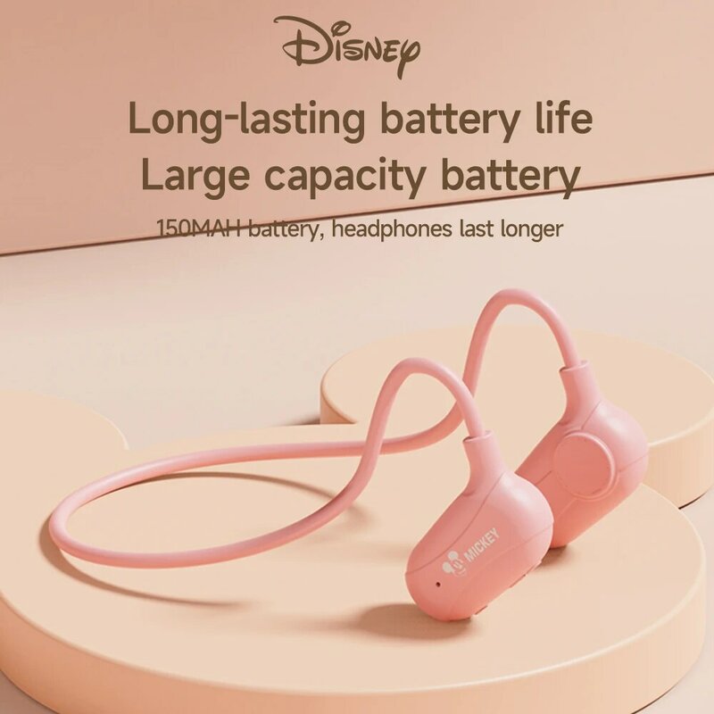 Disney Y3 condução óssea headset TWS Fone Bluetooth fone de ouvido sem fio Condução bicicleta headset Esportes executando headset