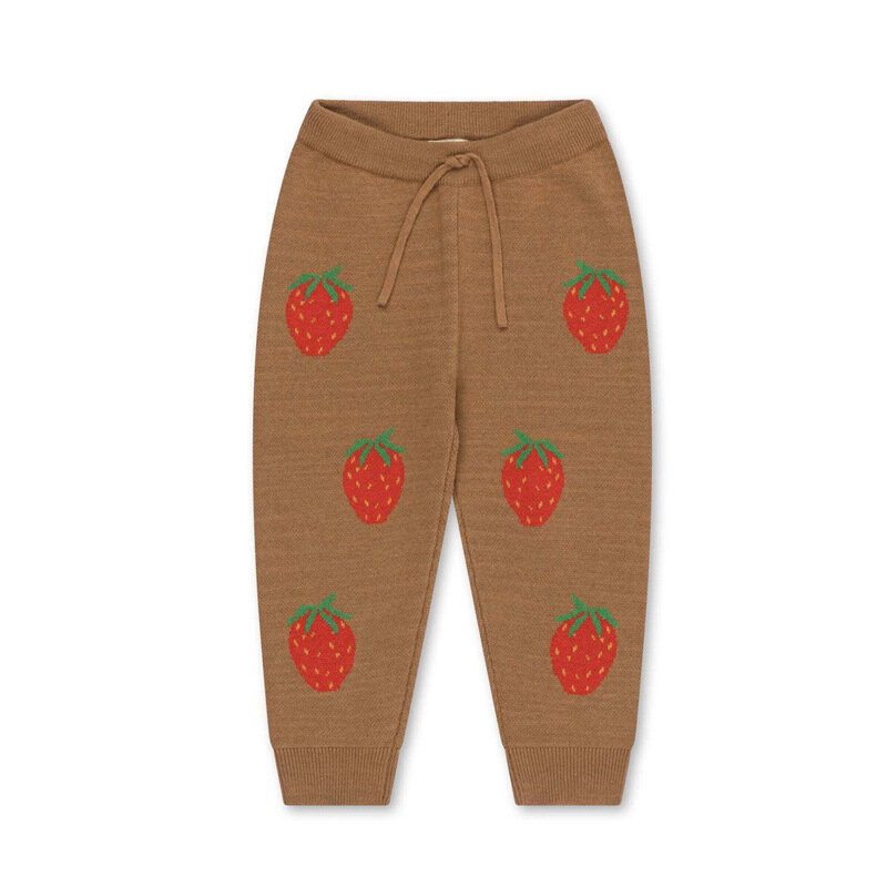 2022 Children's  Knitted Sweater Set  Sweater Pants for Boys and Girls Autumn and Winter Home Wear for Children konges slojd