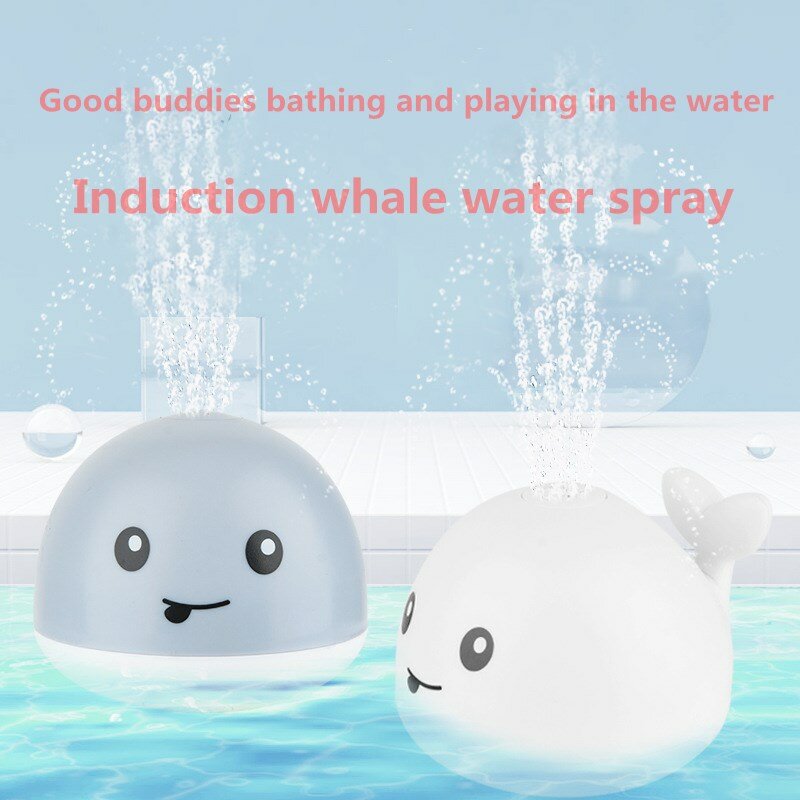 Venda quente adorável led piscando brinquedos de banho bola água esguicho sprinkler banho do bebê chuveiro crianças brinquedos de água