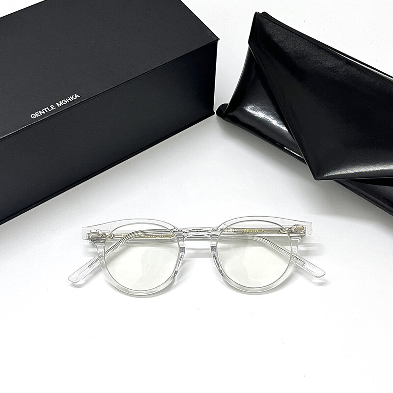 2022 كوريا لطيف ميلان ل وجه صغير البصرية إطارات النظارات المستديرة النساء الرجال الوحش القراءة قصر النظر وصفة طبية نظارات