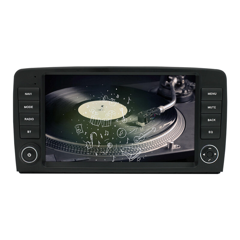 Android 11 Auto Radio Stereo For Mercedes-Benz W164 2005-2011 ML/GL 350/300/450 Car GPS Navigation Multimedia Player