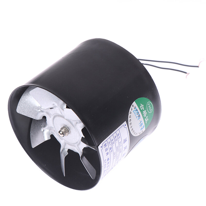 Ventilador de conducto en línea de 4 pulgadas, Extractor de aire de tubo de Metal, Mini Extractor de baño, inodoro, ventilador de pared
