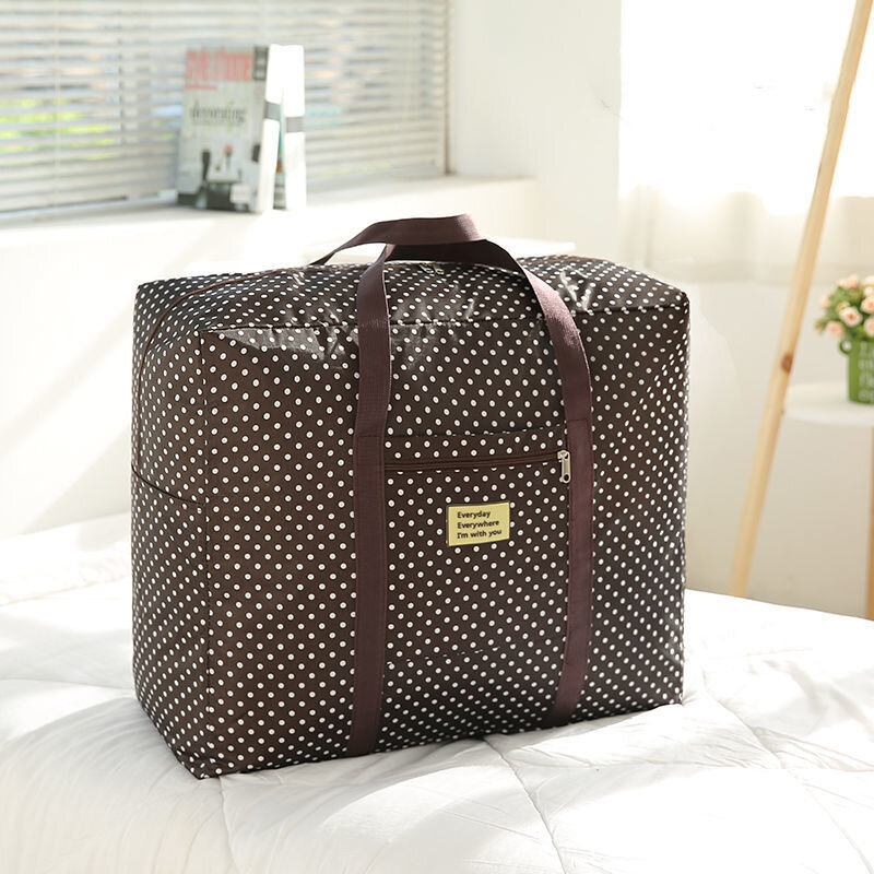 Oxford Cloth Household Quilt Storage Bag Finishing Clothes Quilt Big Bag Moisture-proof Moving Luggage Packing Bag Travel Storag