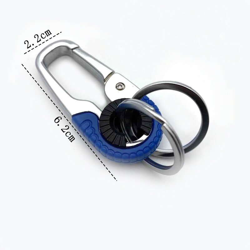 Carabiner Keychain Camping Hiking Outdoor Sports Safety Buckle Keychain Zinc Alloy Keychain Ring Climbing Equipment