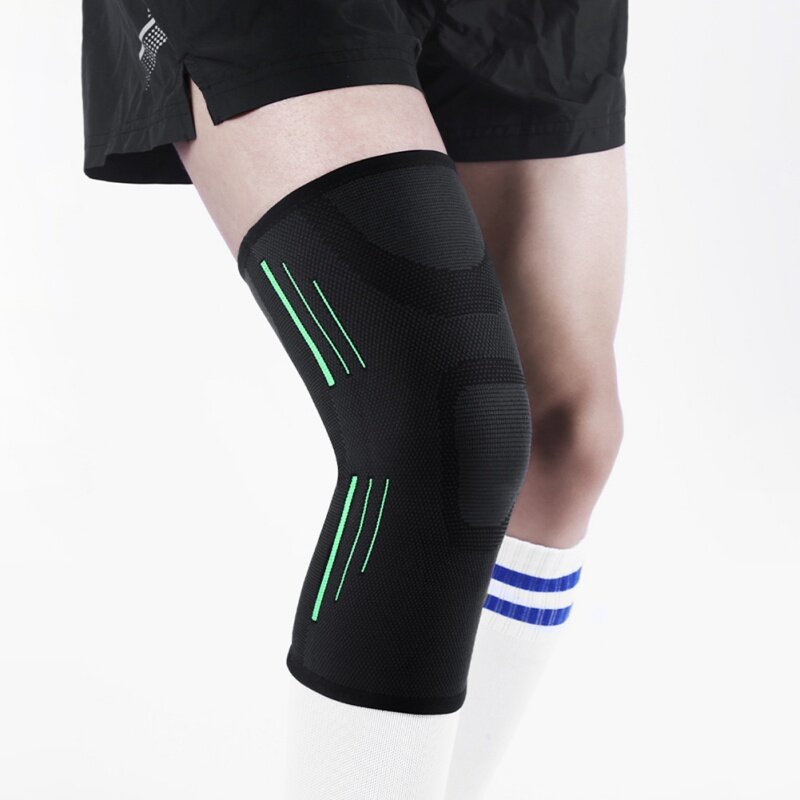 1 pc náilon elastic s joelheiras suporte de joelho respirável cinta correndo joelho protetor esporte