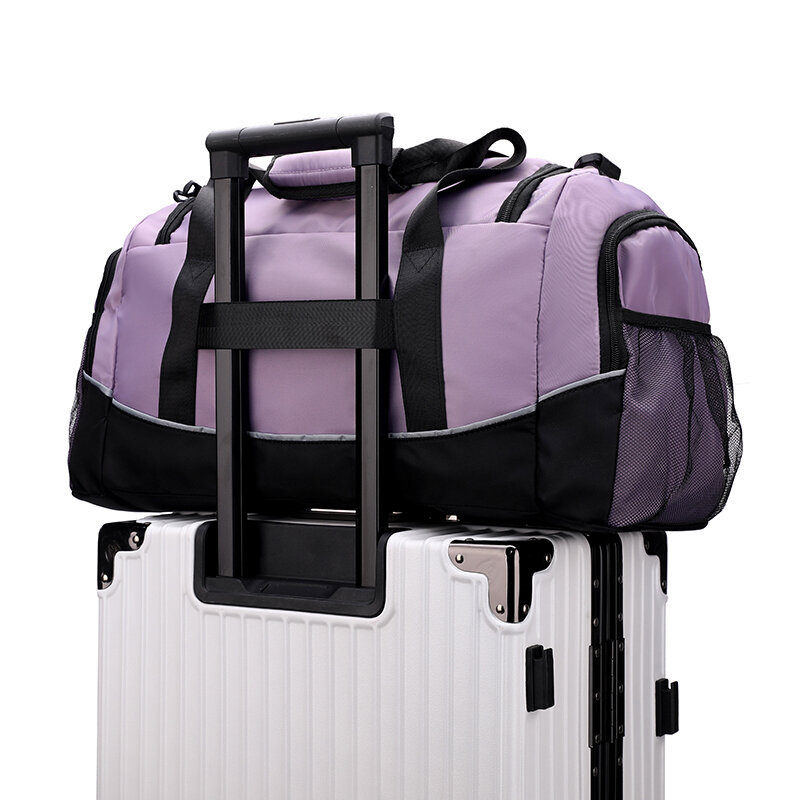 Yブラジル-男性と女性のための大容量の旅行バッグ,ウェットとドライの個別のスイミングバッグ,フィットネスバッグ,トラベルバッグ