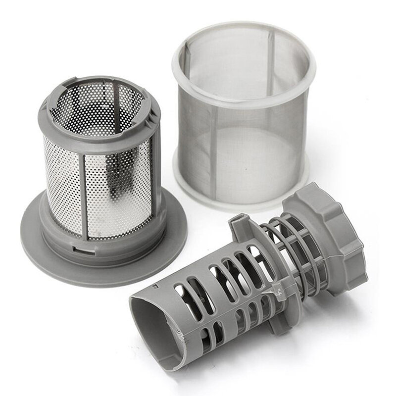 Dishwasher Mesh Filter Set Kitchen Dishwasher Replacement Kits Grey Dishwasher Series Tool Kitchen Accessories