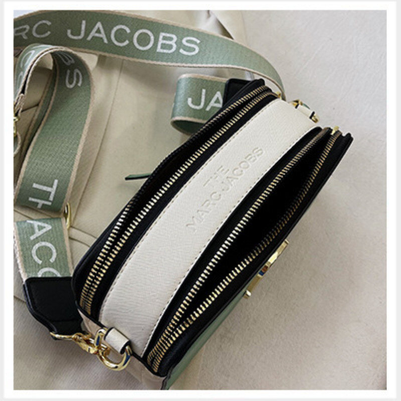 Luksusowy projektant torebki damskie torebki na ramię Crossbody Pack damskie portmonetki 2022 Trend w modzie PU solidna torba na aparat Marc Jacobs