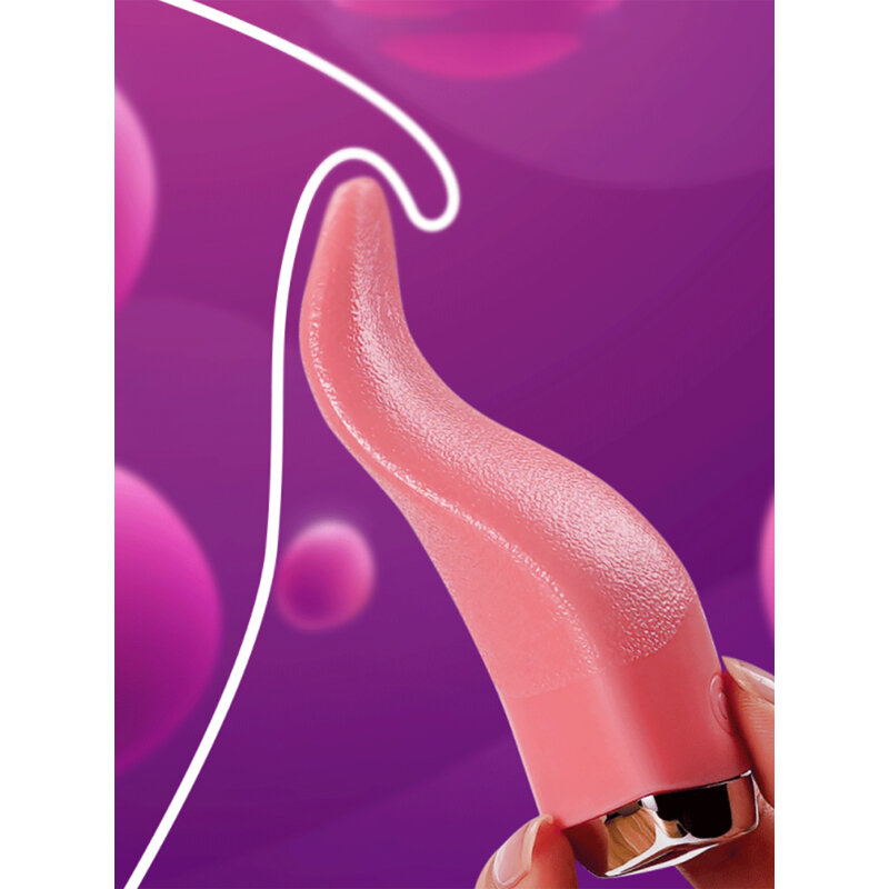 Vibrador de lengua para sexo Oral, masturbador femenino de silicona suave, simulador de lengua suave, juguetes sexuales para Orgasmo