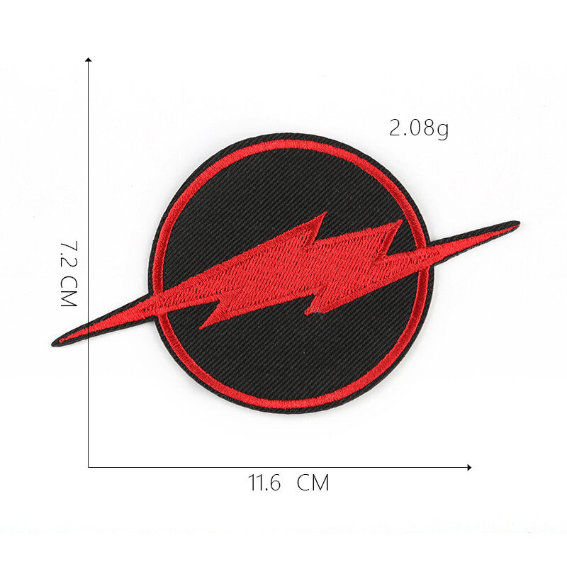 15 Pcs Cartoon Lightning Iron on Embroidered Patches For on Hat Jeans Clothes Sticker Sew DIY Ironing Patch Applique Badge