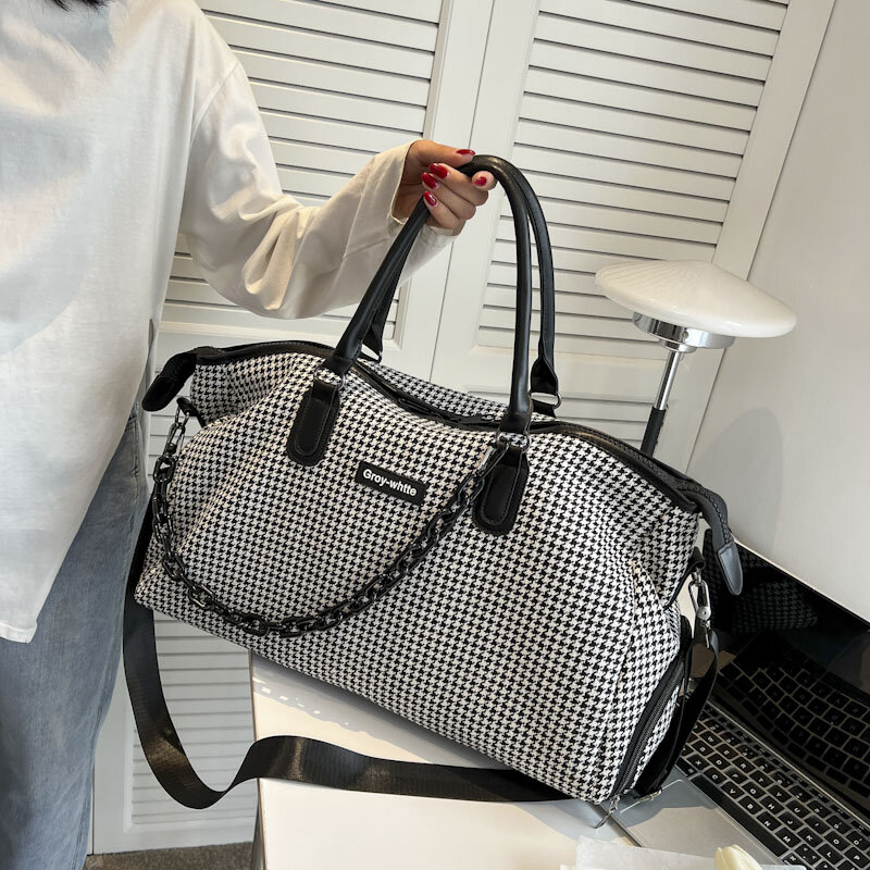 YILIAN Knit fabric fashion travel bag 2022 New high texture tote di grande capacità per uomo e donna scarpe sportive posizione zaino