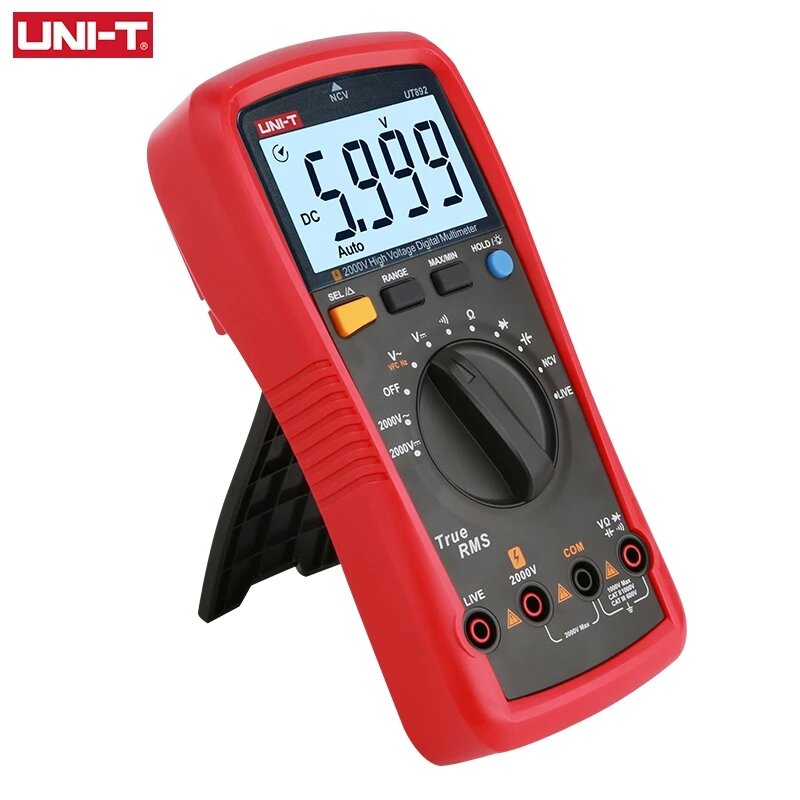 Đồng hồ vạn năng kỹ thuật số UNI-T Dòng ut61e cầm tay có thể được trang bị mô-đun Bluetooth Điện trở truyền USB đo điện áp hiện tại đo điện dung Máy đo ampe kế NCV