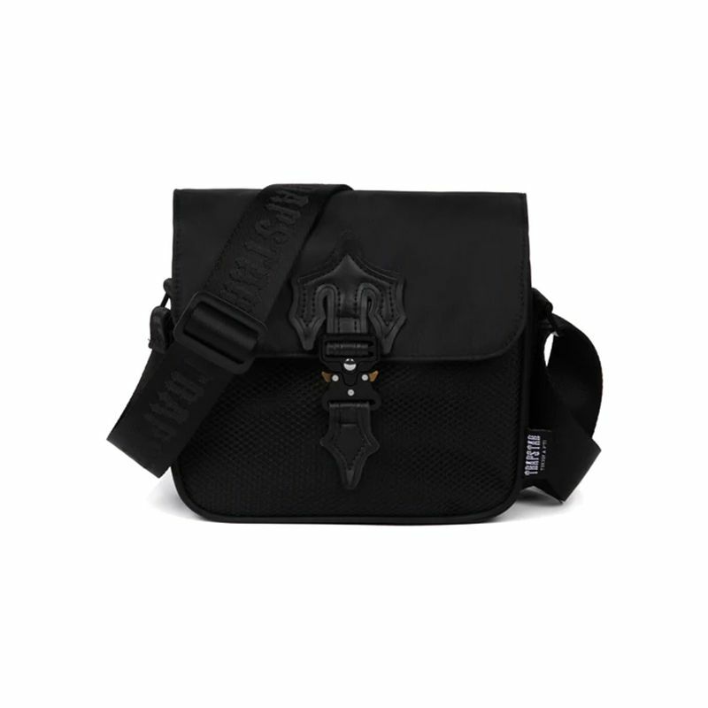 Сумка-трапеция, мужской кошелек на плечо, черная и синяя Светоотражающая Высококачественная четырехсезонная модная женская сумка через пл...