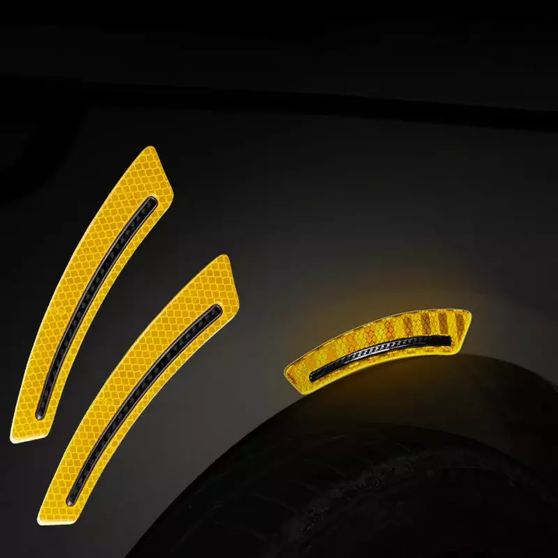 Stiker Decal Rok Bergaris Peringatan Sisi Tubuh Balap Universal untuk Semua Mobil Stiker Reflektif Stiker Bumper Vinil