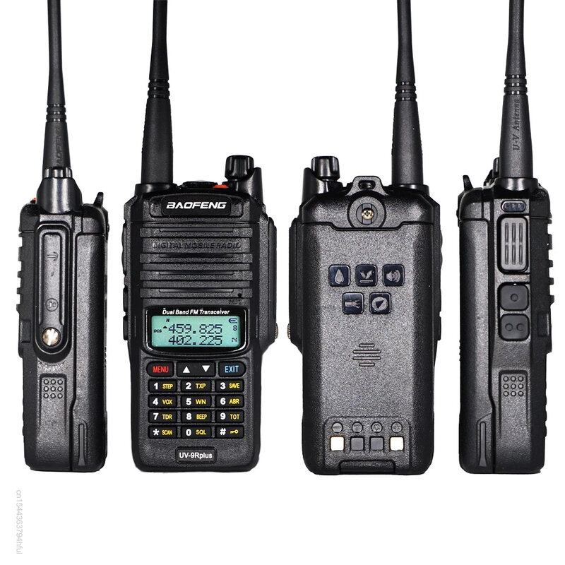 Walkie Talkie Daya Tinggi Baofeng UV-9R Plus Tahan Air IP68 VHF UHF Radio Dua Arah UV9R Plus Radio Ham CB Portabel untuk Berburu