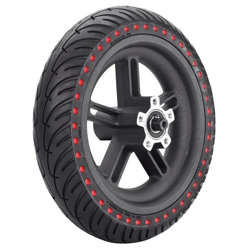 Cubo de alumínio da parte dianteira/traseira da substituição do pneu de borracha do pneu 8.5 polegadas para o trotinette elétrico m365/pro2/pro3 puncture-resistant