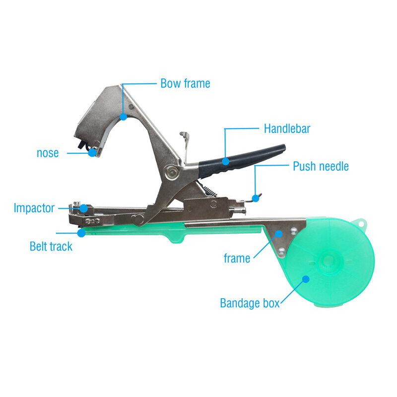 Garden Tools Plant Branch Tying Plant Tying Tapetool Machine Grafting Pruner for Vegetable Tapener Tapes Home Garden Hand Tools