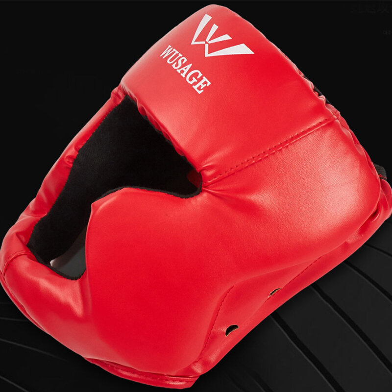Profissional boxe capacete protetor taekwondo muay thai formação cabeça capa completa do plutônio chapelaria adulto crianças equipamentos de boxe