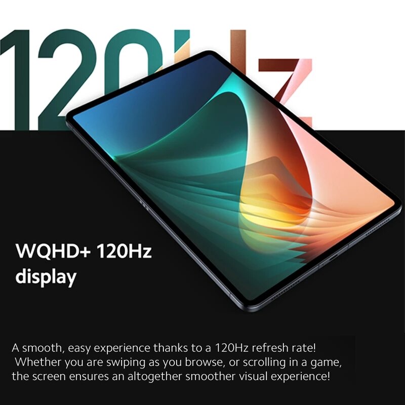 2022 original almofada 5 pro tablet 11 Polegada comprimidos 128gb/256gb/512gb rom snapdragon 865 tela lcd mesa android 10.0 5g rede
