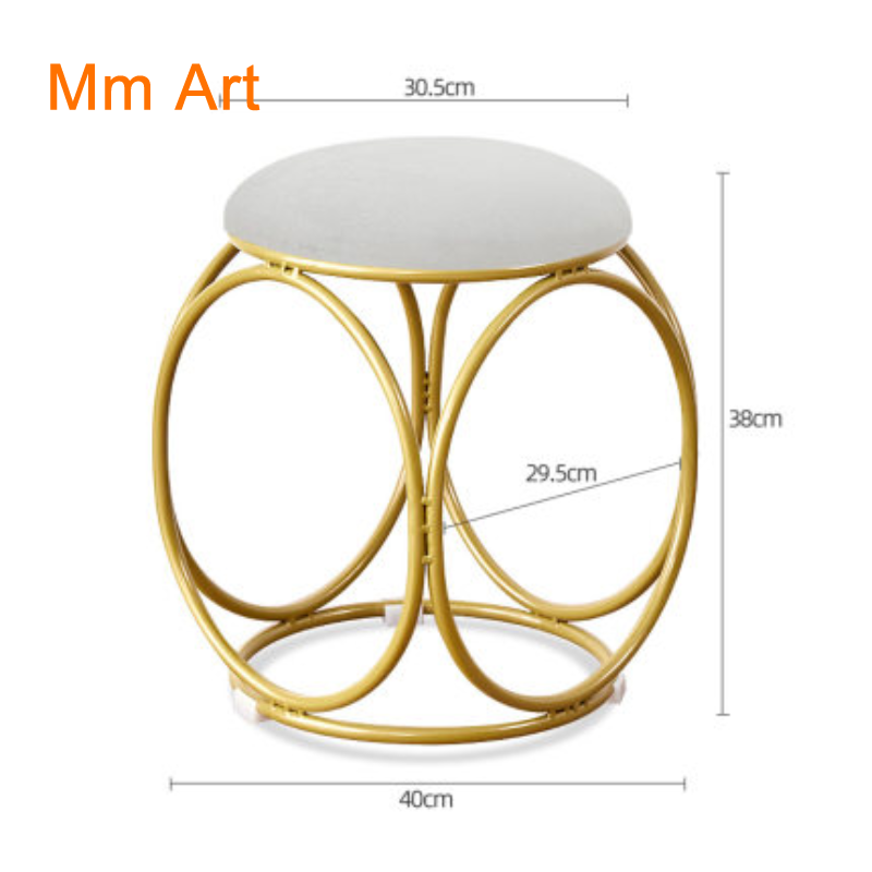 Petit meuble de bureau circulaire de luxe, meuble de salle à manger moderne, nordique et créatif