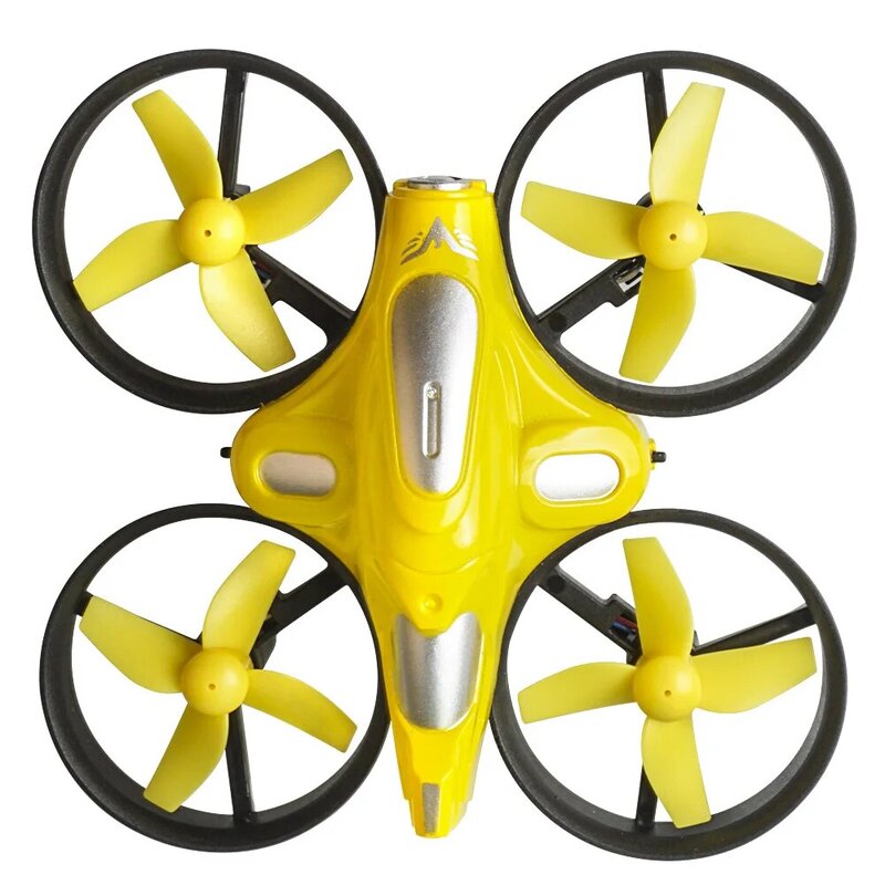 Mini 2.4G Drone เด็กมือเริ่มต้นดำเนินการรีโมทคอนโทรล Quadcopter พลิกหลีกเลี่ยงอุปสรรควงกลมบิน Stunt ของเล่นขอ...