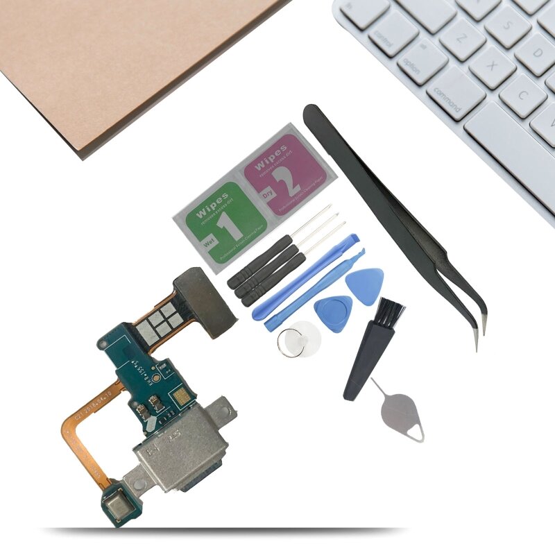 USB 충전 포트 마이크가있는 갤럭시 N960U N960F N960N 플렉스 케이블과 호환되는 USB 커넥터 플렉스 케이블
