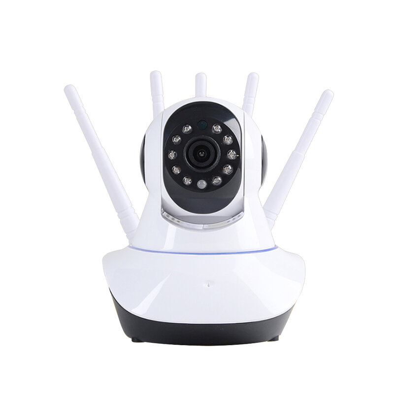 720p câmera ip wi fi inteligente 5 antena de sinal aprimoramento segurança em casa monitor do bebê sem fio ir noite câmera vigilância